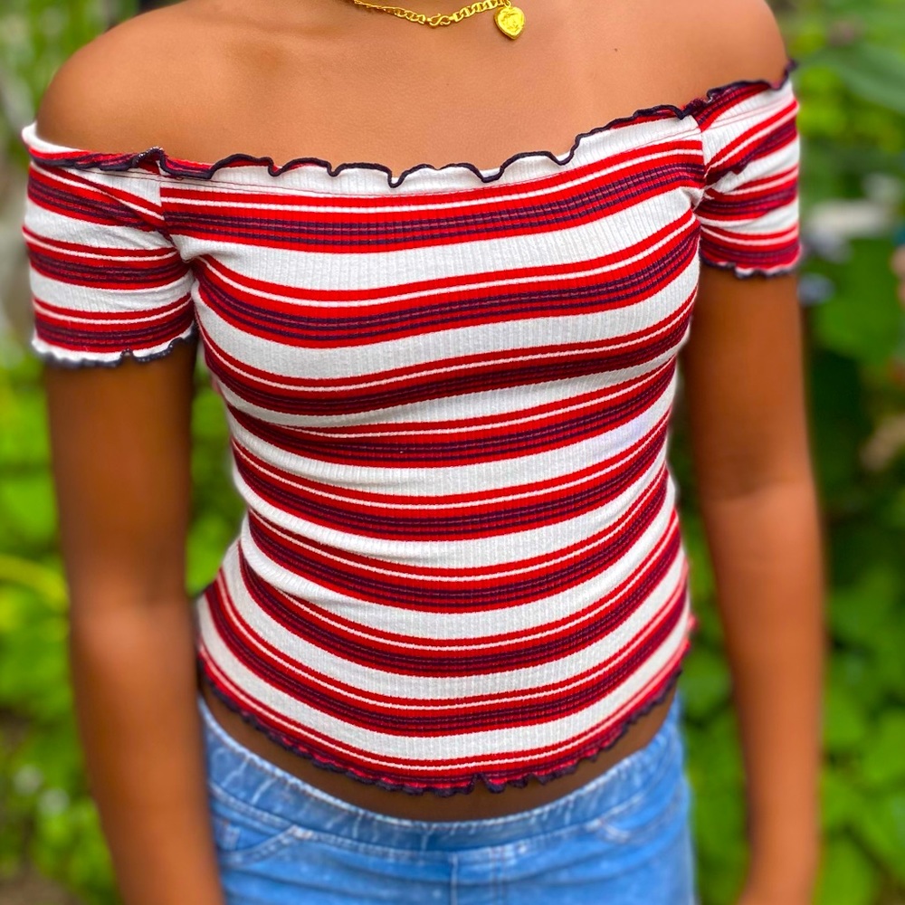 Charlotte Russe Striped Blouse